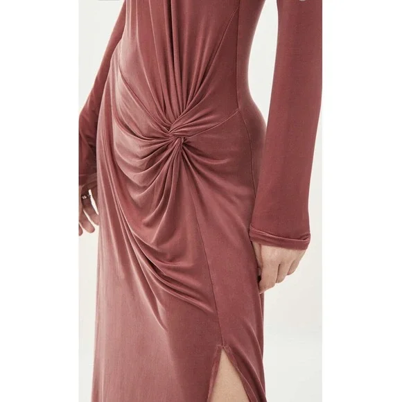 NWT Young Fabulous and Broke Size Large Long sleeve Jersey Madison Dress - Picture 4 of 6